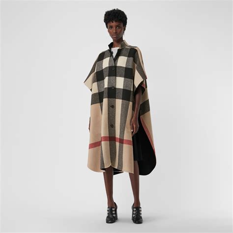 burberry poncho black|how to wear Burberry poncho.